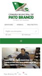 Mobile Screenshot of camarapatobranco.com.br